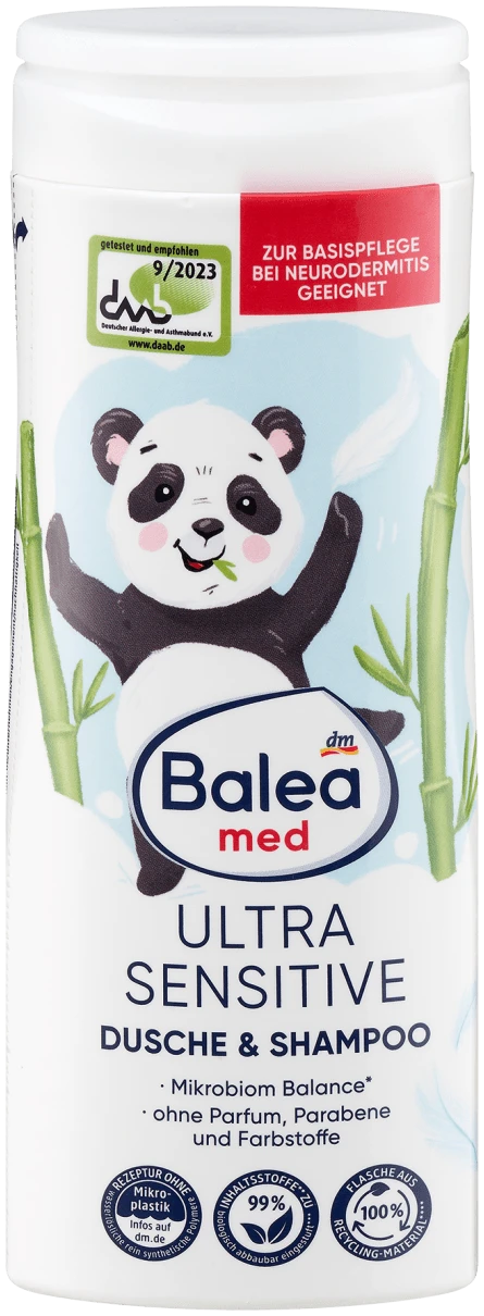 Balea Med Kinderdouchegel en Shampoo 2 in 1 Ultra Sensitive