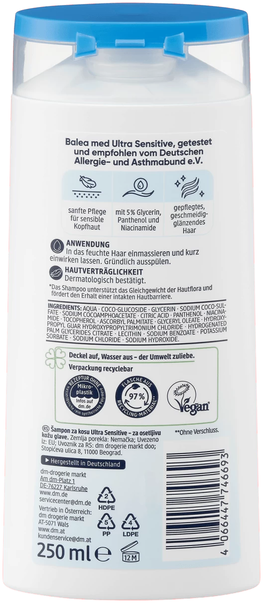 Balea-med-Shampoo-Ultra-Gevoelig-250-ml-2 – GoedkopeActies.nl