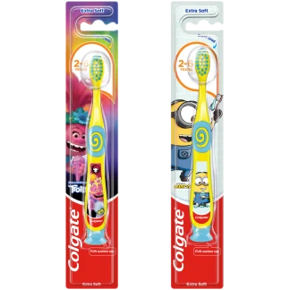 Colgate Tandenborstel Kinder Minions/Trolls Extra Zacht
