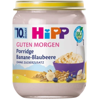 Hipp Papontbijt Banaan-Bosbessen Voor Baby's