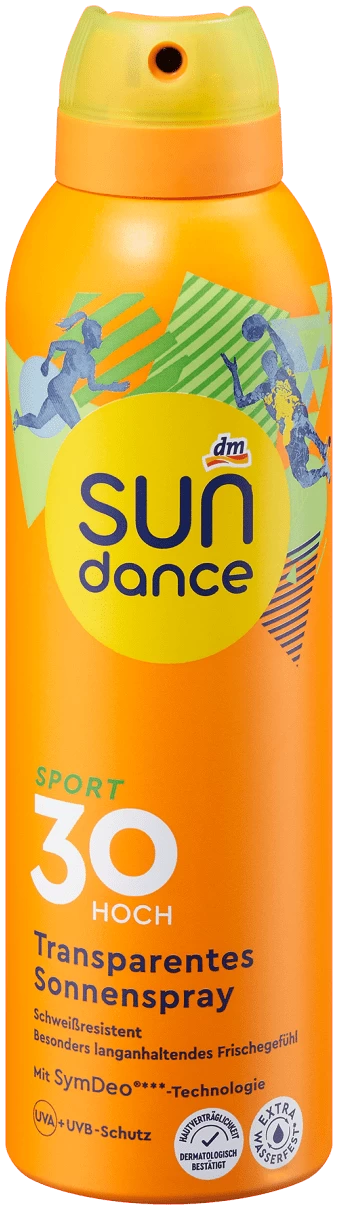 SUNDANCE Zonnebrand Spray Sport Transparant SPF 30 200 ml