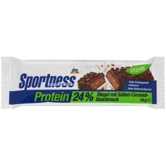 DM Sportness Eiwitreep 24% Gezouten Karamelsmaak 45 g