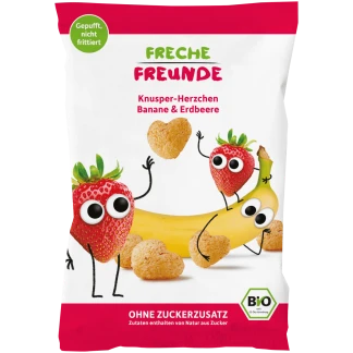 Freche Freunde Knapperige Hartjes Banaan & Aardbei