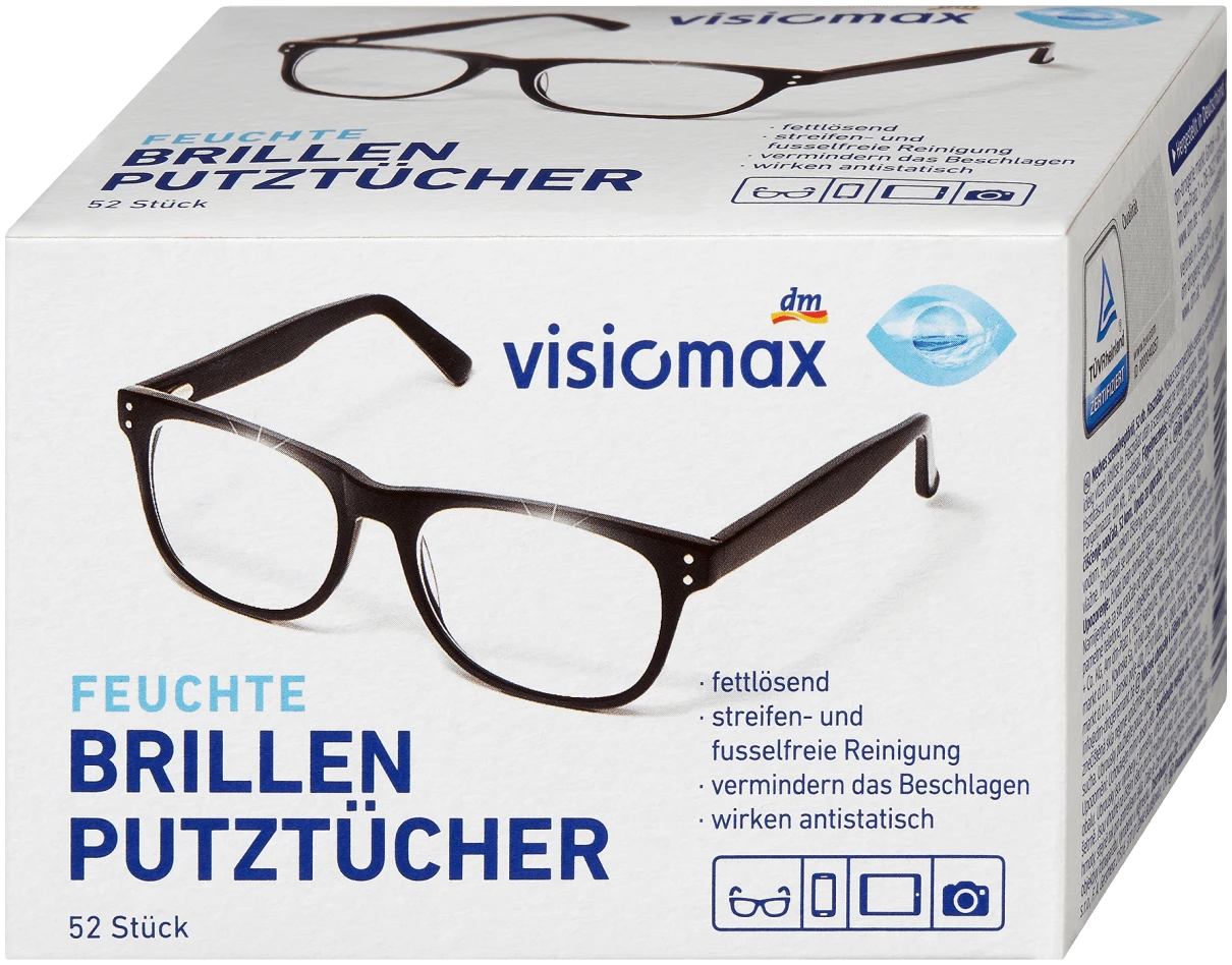 Visiomax Brilpoetsdoekjes, 52 St – Perfecte Reiniging