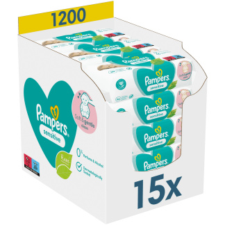 Pampers Vochtige Doekjes Gevoelig, Voordeelverpakking