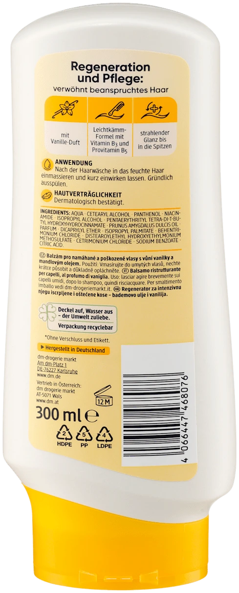 Balea Conditioner Intensieve Verzorging Voor Beschadigd Haar - Afbeelding 2