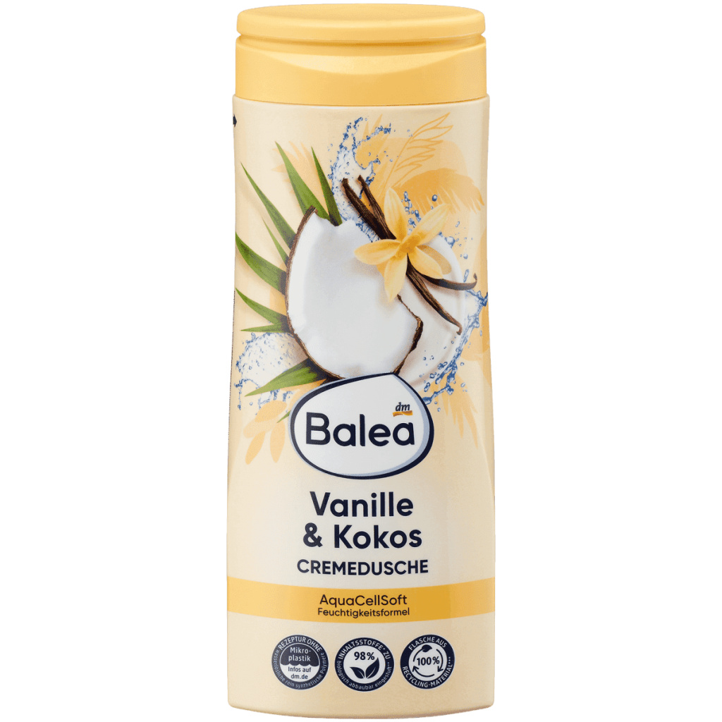 Balea Crème Douchegel Vanille & Kokos, 300ml