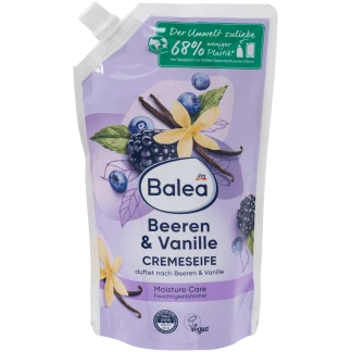 Balea Crème Zeep Bessen & Vanille Navulverpakking, 500ml