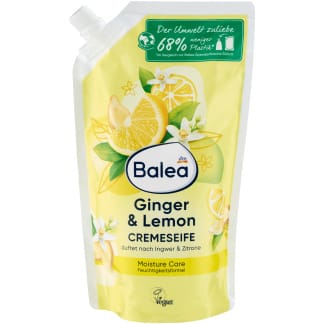 Balea Crème Zeep Gember & Citroen Navulverpakking, 500ml
