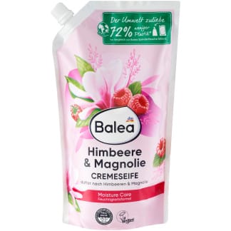 Balea Crème Zeep Framboos & Magnolia Navulverpakking 850ml