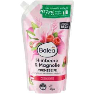 Balea Crème Zeep Framboos & Magnolia Navulverpakking 850ml