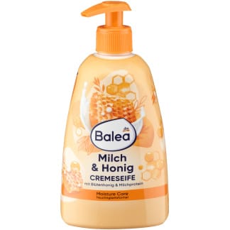 Balea Crème Zeep Melk & Honing in Pompje, 500ml