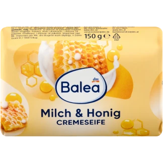 Balea Crème Handzeep Staaf Melk & Honing, 150g
