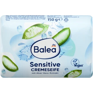 Balea Crème Handzeep Staaf Sensitive Aloe Vera, 150g