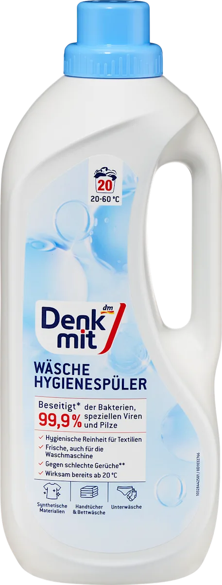 Denkmit Hygiëne Wasmiddel 1,5L – Effectief Tegen Bacteriën
