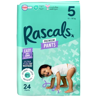 Rascals Luierbroekjes Maat 5 – 24 Stuks