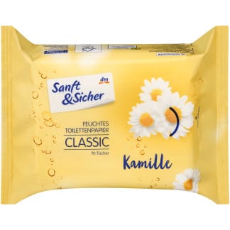 Sanft & Sicher Vochtig Toiletpapier Klassiek Kamille