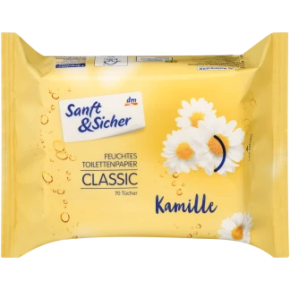 Sanft & Sicher Vochtig Toiletpapier Klassiek Kamille