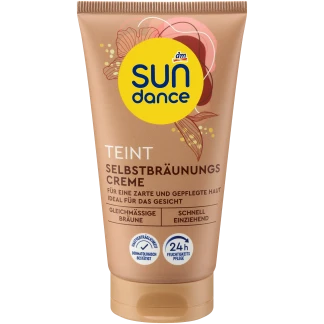 SUNDANCE Zelfbruiner Crème Gezicht 75ml - Natuurlijke Teint