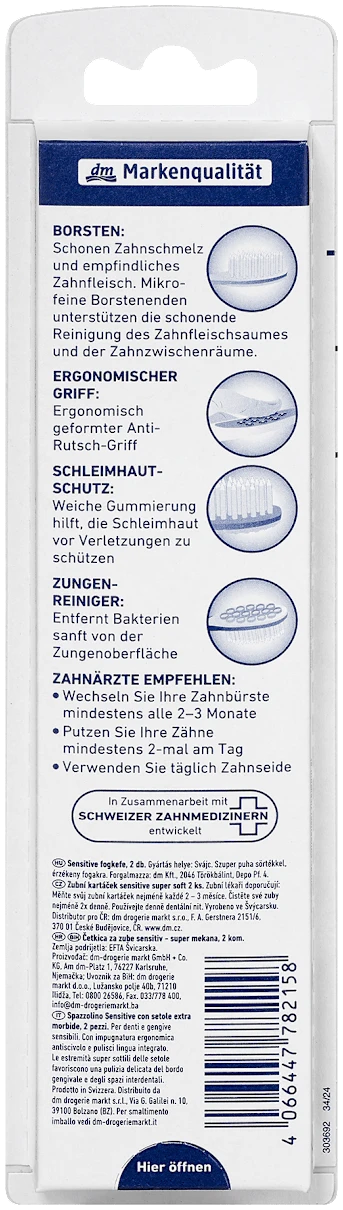 Dontodent Sensitive Super Soft Tandenborstel Set - Afbeelding 2