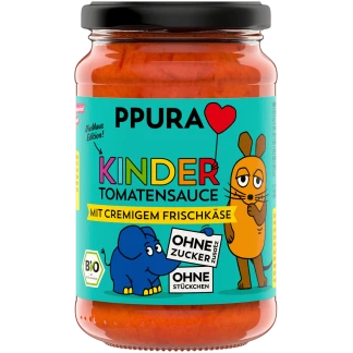 PPURA Tomatensaus Met Frischkäse Voor Kinderen