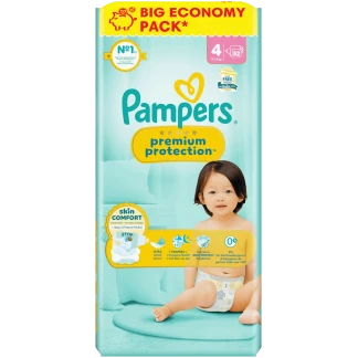Pampers Premium Protection Maat 4 Maxi Billendoekjes
