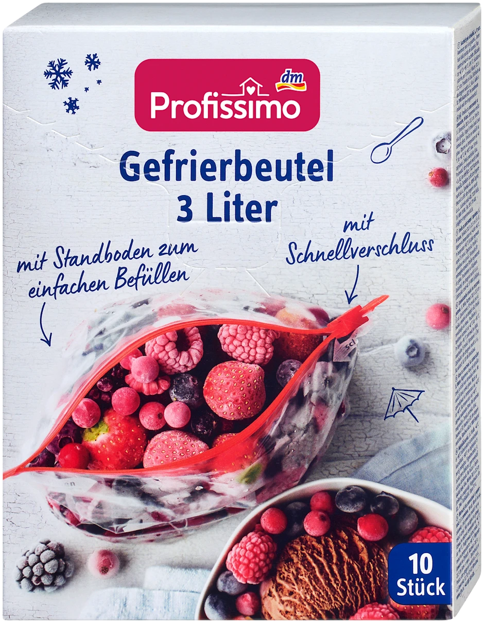 Profissimo Gefrierbeutel Met Snelsluiting 3L