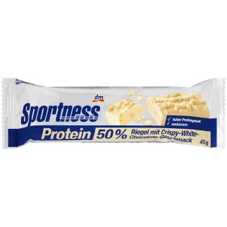 Sportness Eiwitreep Crispy Witte Chocolade 45g