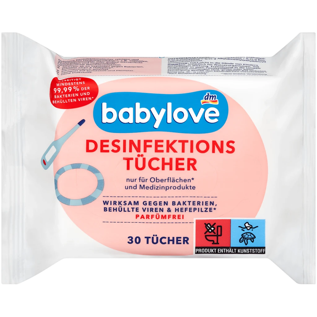 babylove Desinfectiedoekjes 30 Stuks