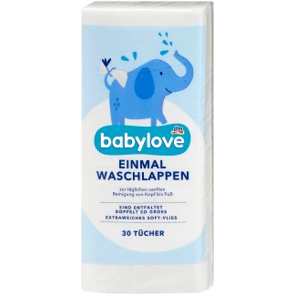 babylove Washandjes, 30 Stuks Hoogwaardige Kwaliteit