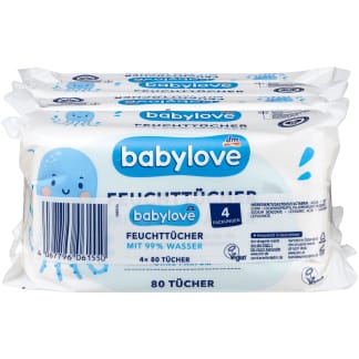 babylove Billendoekjes Met 99% Water - 320 Stuks