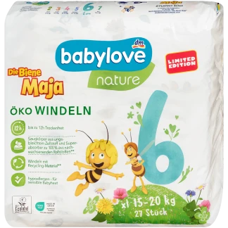 Babylove Nature Luiers Die Biene Maja Maat 6 XL