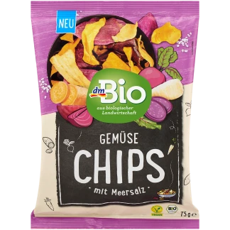 dmBio Groentechips Zout, 75 g - Gezond Snacken