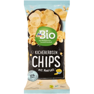dmBio Kikkererbsenchips Met Meersalz - Gezonde Snack