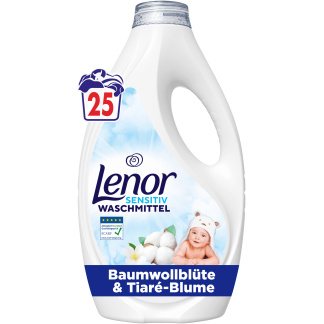 Lenor Vloeibaar Wasmiddel Sensitiv - 25 Wassen