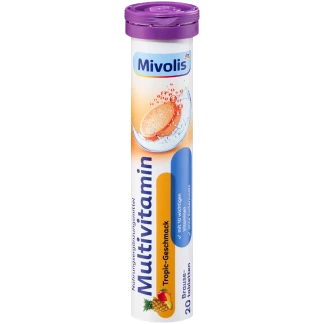 Mivolis Multivitaminen Bruistabletten – 20 Stuks