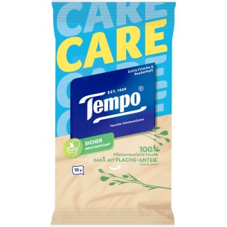 Tempo Vochtig Toiletpapier Reisformaat - 10 Stuks