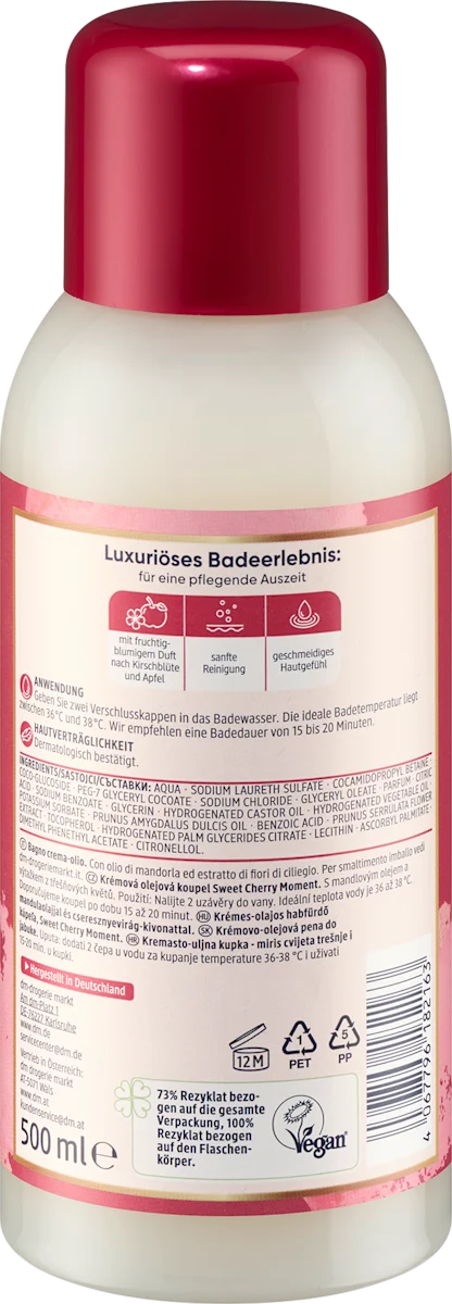 Balea Crème Olie Bad Sweet Cherry Moment 500 ml 2 – GoedkopeActies.nl