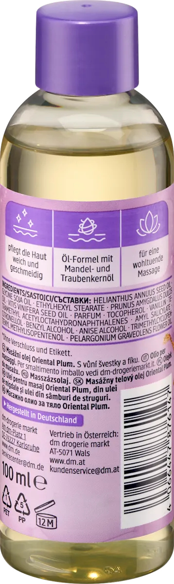 Balea Massageolie Oriental Plum 100 ml2 – GoedkopeActies.nl