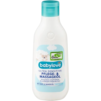 Babylove Baby Massageolie & Verzorging Ultra Sensitive 250 ml