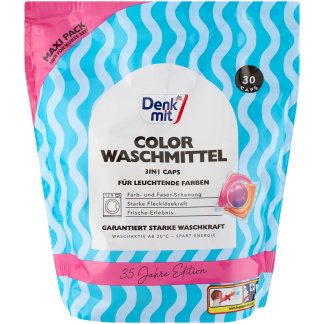 Denkmit Wascapsules Color 3in1 Maxipack 38 Stuks