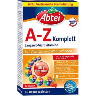 Abtei A Z Komplett Tabletten 40 St Multivitamine Volwassenen