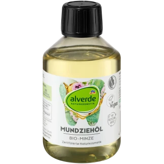 alverde NATURKOSMETIK Mondtrek Olie Bio‑Munt 200 ml