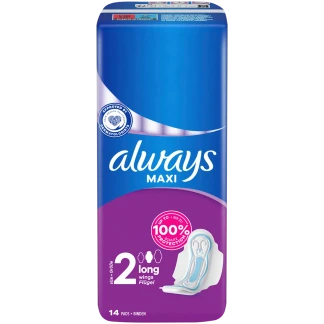 Always Maxi Long 16 Stuks Maandverband Met Vleugels