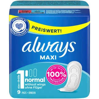 Always Maxi Binden Normal 10 Stuks Always Maandverband