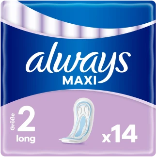 Always Maxi Profresh Long 14 Stuks Maandverband Met Vleugels