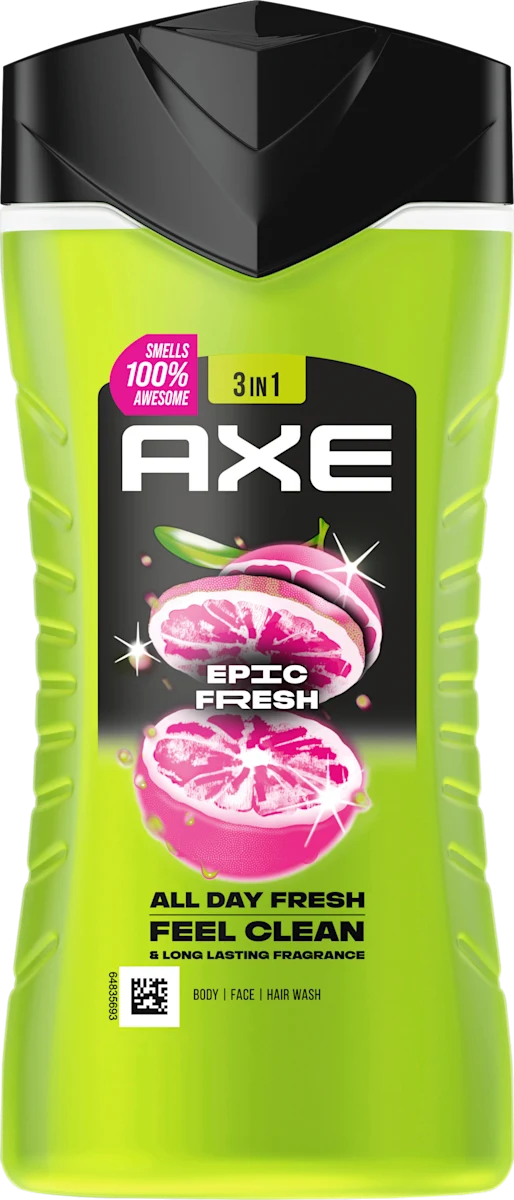 AXE Douchgel Epic Fresh 3‑in‑1 250 ml
