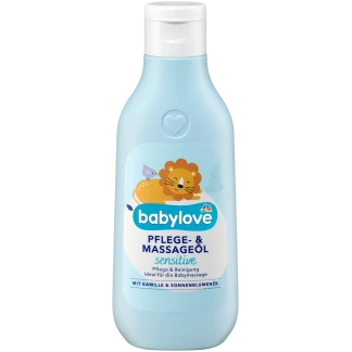 babylove Baby Verzorgings & Massageolie Sensitive 250 ml Zachte Babymassage En Huidverzorging