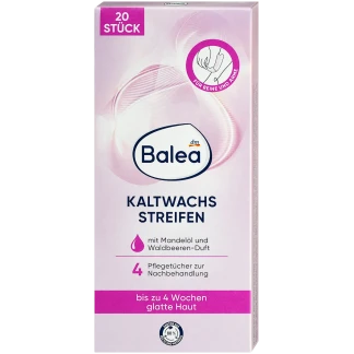 Balea Koude Waxstrips Lichaam 20 stuks Haarverwijdering