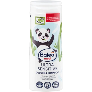 Balea MED Kinder 2‑in‑1 Douchgel & Shampoo Ultra Sensitive 300 ml